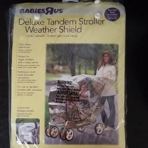 Rain cover for double stroller
